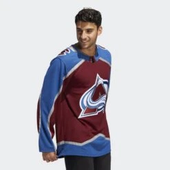 Men’s NHL Colorado Avalanche Adidas Primegreen Home Burgundy – Authentic Pro Jersey -SportsCloset Clothing Avalanche Home Authentic Jersey Red GT5589 25 model