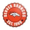 Denver Broncos Bottle Cap Wall Sign
