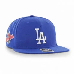 '47 BRAND Los Angeles Dodgers ’47 Brand 1988 World Series Royal Sure Shot Captain Snapback – Adjustable Hat