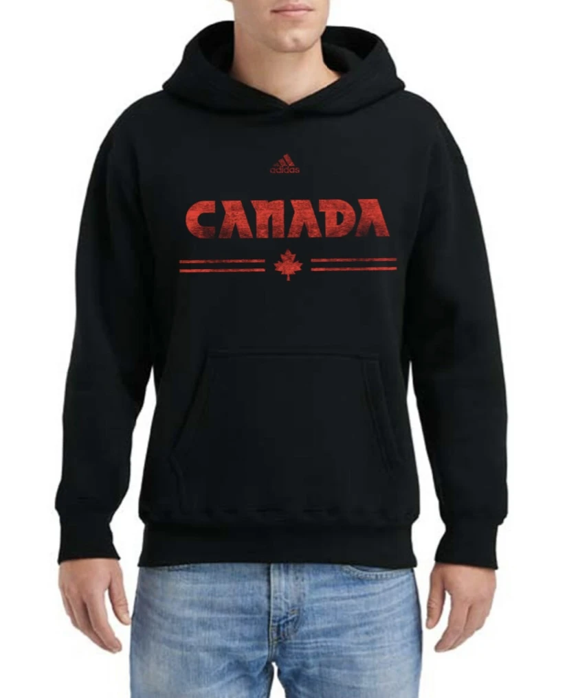 Men’s Canada Soccer Wordmark Adidas Speed Lab Black Pullover Hoodie 1 Men’s Canada Soccer Wordmark Adidas Speed Lab Black Pullover Hoodie
