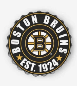 Boston Bruins Bottle Cap Wall Sign
