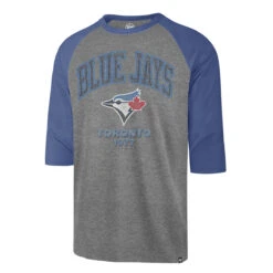 '47 BRAND Men’sToronto Blue Jays ’47 Brand Regime Franklin Raglan T-Shirt