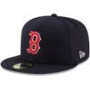 YouthBoston Red Sox New Era Game Navy Authentic Collection On Field 59FIFTY Fitted Hat