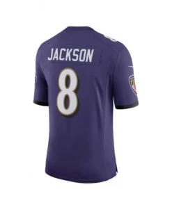 '47 BRAND Men’sBaltimore Ravens Lamar Jackson Nike Purple Vapor Limited Player Jersey