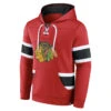 Men’sChicago Blackhawks Fanatics Iconic Powerplay Warrior Pullover Hoodie – Red