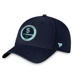 Seattle Kraken Fanatics Authentic Pro Navy Team Training Camp Practice – Flex Hat