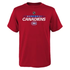 YouthMontreal Canadiens Fanatics Authentic Pro Prime Locker Room T-Shirt – Red