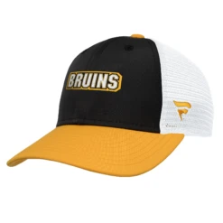 YouthBoston Bruins Fanatics Reverse Retro Structured Meshback Adjustable Hat
