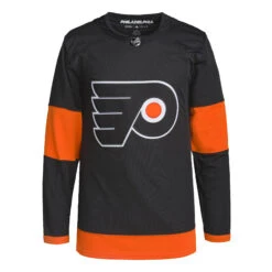 '47 BRAND Men’s NHL Philadelphia Flyers Adidas Primegreen Alternate Black – Authentic Pro Jersey