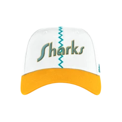 '47 BRAND San Jose Sharks Adidas Reverse Retro Flex Hat – White/Yellow