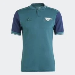 Men’s Arsenal Adidas 23/24 Lifestyler Third Replica Jersey – Green/Navy