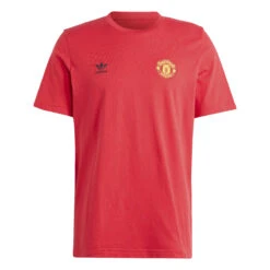 Men’s Adidas Manchester United Adidas Originals Essentials T-Shirt – Red