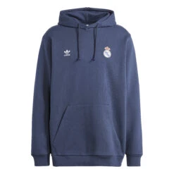 Men’s Real Madrid Adidas Originals Essentials Hoodie – Navy