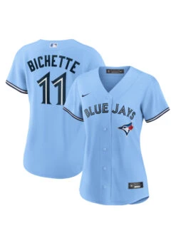 Women’sToronto Blue Jays Bo Bichette Nike Powder Blue Alternate Replica Team Jersey -SportsCloset Clothing IMG 0209