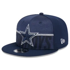 Dallas Cowboys New Era 2023 Official NFL Training Camp 9FIFTY Snapback Adjustable Hat – Navy
