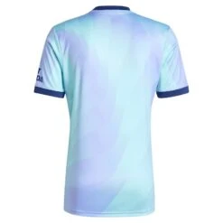 Men’s Arsenal Adidas 24/25 Third Replica Jersey – Aqua -SportsCloset Clothing IMG 0434