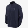 Men’s NFL New England Patriots Nike 2023 Sideline Woven Jacket – Navy