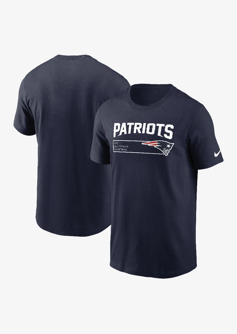Men’s NFL New England Patriots Nike 2023 Sideline Essential T-Shirt – Navy 1 Men’s NFL New England Patriots Nike 2023 Sideline Essential T-Shirt – Navy