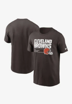 Men’s NFL Cleveland Browns Nike 2023 Sideline Essential T-Shirt – Brown