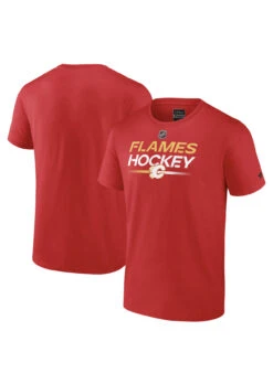 Men’sCalgary Flames Fanatics Authentic Pro Locker Room T-Shirt – Red -SportsCloset Clothing IMG 2109