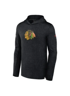 Men’sChicago Blackhawks Fanatics Authentic Pro Lightweight Locker Room Pullover Hoodie – Black