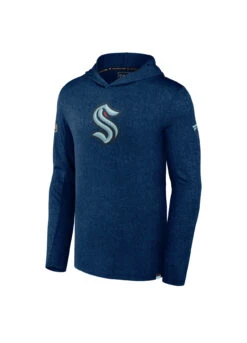 Men’sSeattle Kraken Fanatics Authentic Pro Lightweight Locker Room Pullover Hoodie – Navy
