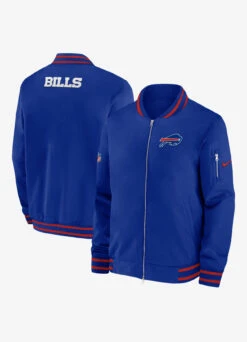 Men’s Buffalo Bills Nike NFL Sideline Coach Bomber Jacket – Royal