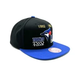 Toronto Blue Jays Mitchell & Ness Champ Is Here Snapback Hat – Black/Royal -SportsCloset Clothing IMG 3069