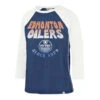 '47 BRAND Women’sEdmonton Oilers ’47 Brand Harmony Ava Raglan T-Shirt