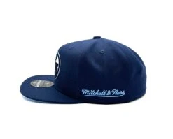 Edmonton Oilers Mitchell & Ness Ice Blue Fitted Hat – Navy -SportsCloset Clothing IMG 4016