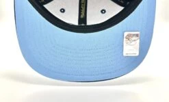 Edmonton Oilers Mitchell & Ness Ice Blue Fitted Hat – Navy -SportsCloset Clothing IMG 4021