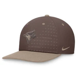 Toronto Blue Jays Nike Pro Statement Snapback Hat – Brown -SportsCloset Clothing IMG 4121