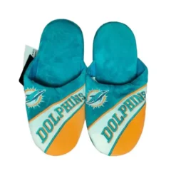Adult Miami Dolphins FOCO Curve Team Slipper