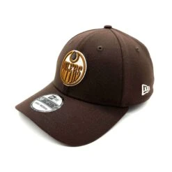 Edmonton Oilers New Era Walnut 39THIRTY Flex Hat – Brown