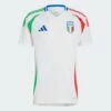 Men’s Adidas Italy National Team 24/25 Away Replica Jersey – White
