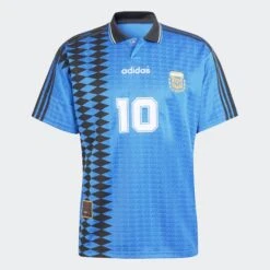 Men’s Adidas Argentina National Team 1994 Away Replica Jersey – Blue