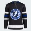 Men’s NHL Tampa Bay Lightning Adidas Primegreen Alternate Black – Authentic Pro Jersey