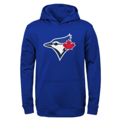 Outerstuff YouthToronto Blue Jays Royal Basic Logo Fleece Pullover Hoodie