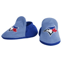 Outerstuff InfantToronto Blue Jays Base Hitter 3 Piece Creeper/Bib/Bootie Set -SportsCloset Clothing K3I1SC3Y 000 TBJ BLUEJAYS A1
