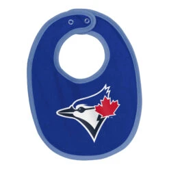 Outerstuff InfantToronto Blue Jays Base Hitter 3 Piece Creeper/Bib/Bootie Set -SportsCloset Clothing K3I1SC3Y 000 TBJ BLUEJAYS A2