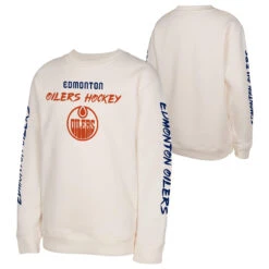 Outerstuff Youth Edmonton Oilers Star Power Fleece Crewneck