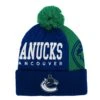 Outerstuff YouthVancouver Canucks Impact Cuffed Knit Beanie With Pom
