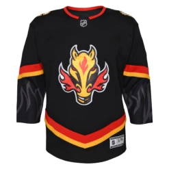 Outerstuff YouthCalgary Flames Alternate BlackReplica Jersey