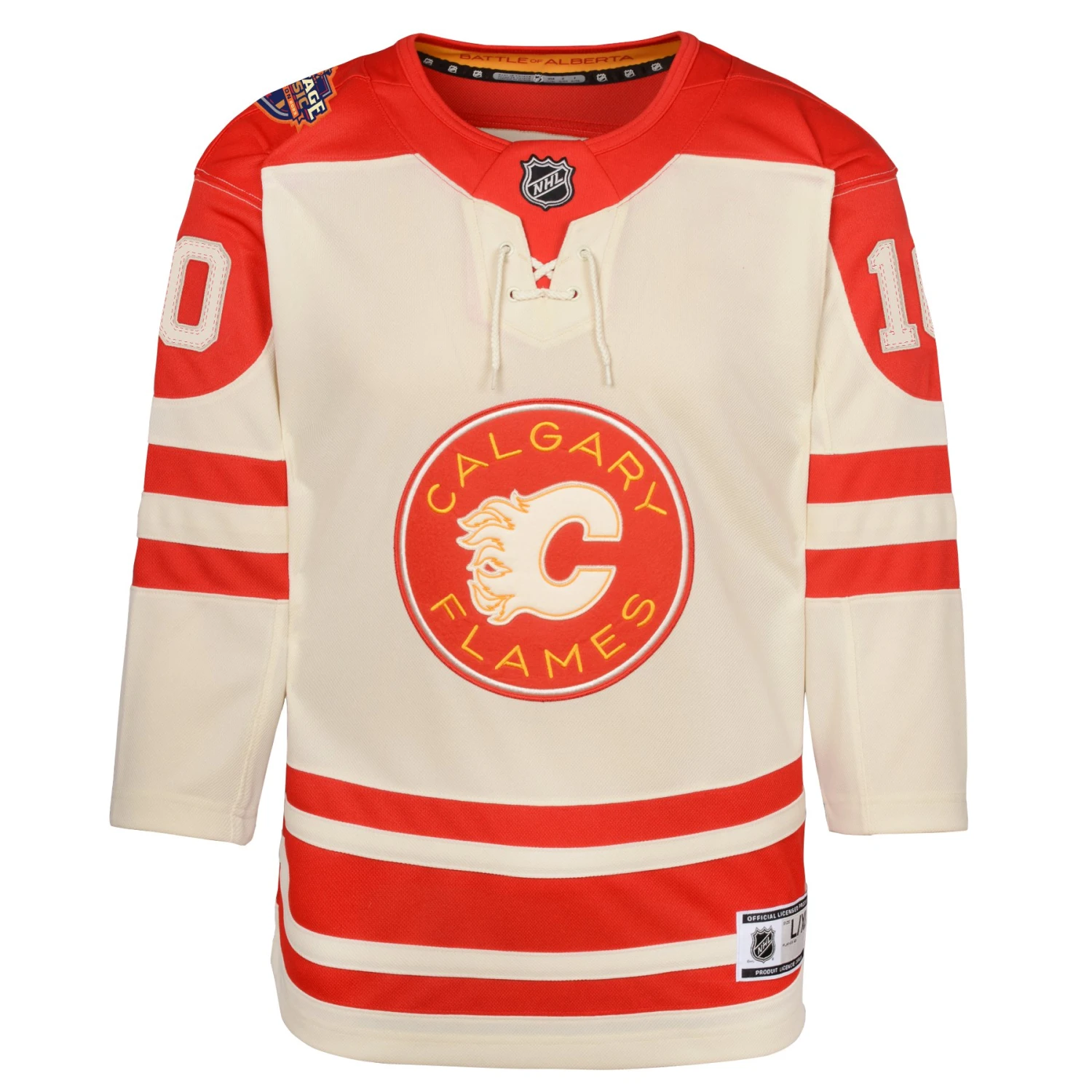 Outerstuff YouthCalgary Flames Jonathan Huberdeau Heritage Classic CreamReplica Jersey 2 Outerstuff YouthCalgary Flames Jonathan Huberdeau Heritage Classic CreamReplica Jersey - Image 2