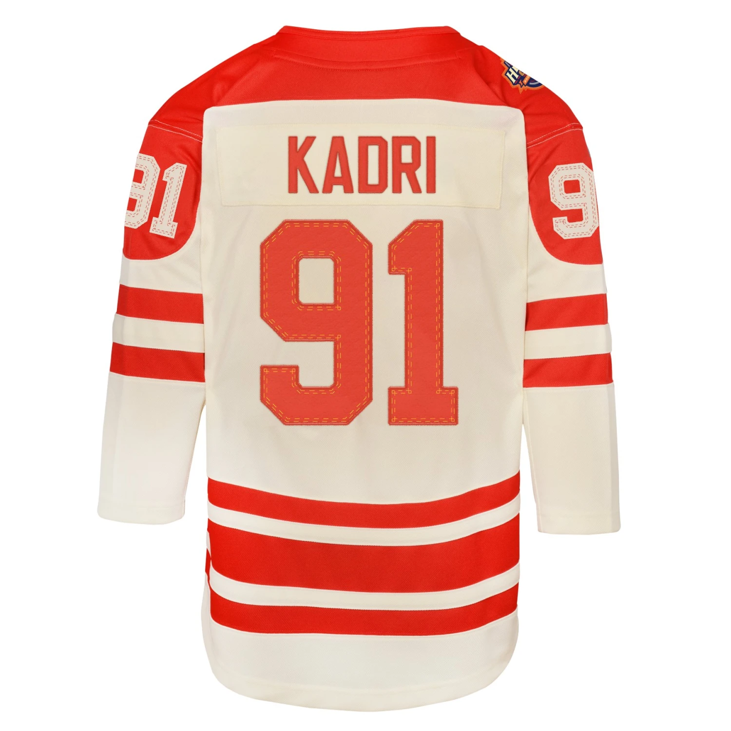 Outerstuff YouthCalgary Flames Nazem Kadri 2023 Heritage Classic CreamReplica Jersey 1 Outerstuff YouthCalgary Flames Nazem Kadri 2023 Heritage Classic CreamReplica Jersey