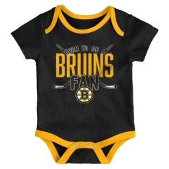 Outerstuff InfantBoston Bruins Game Time 3 Piece Creeper Set 7 Outerstuff InfantBoston Bruins Game Time 3 Piece Creeper Set -SportsCloset Clothing K5I1FEFB 000 BRU BRUINS A1