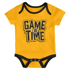 Outerstuff InfantBoston Bruins Game Time 3 Piece Creeper Set 6 Outerstuff InfantBoston Bruins Game Time 3 Piece Creeper Set -SportsCloset Clothing K5I1FEFB 000 BRU BRUINS A2