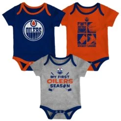 Outerstuff Infant Edmonton Oilers Legend 3 Piece Creeper Set
