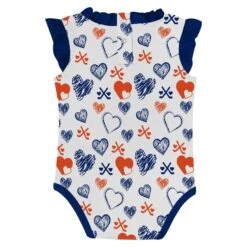 Outerstuff Infant Edmonton Oilers Happy Hearts 2 Piece Creeper Set -SportsCloset Clothing K5I1FG5W 000 OIL OILERS B1