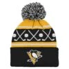 Outerstuff InfantPittsburgh Penguins Face-Off Cuffed Knit Beanie With Pom